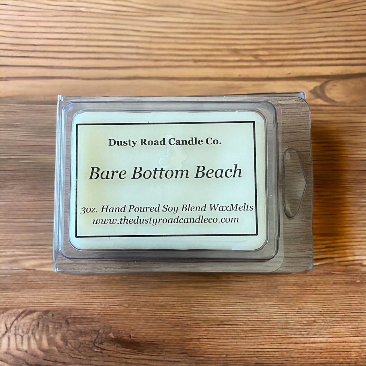 Bare Bottom Beach 3 oz. Wax Melts - Dusty Road Candle Co LLC