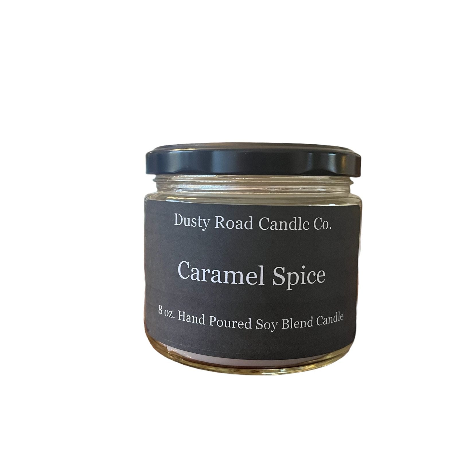 Caramel Spice 8 oz. Soy Blend Candle - Dusty Road Candle Co LLC