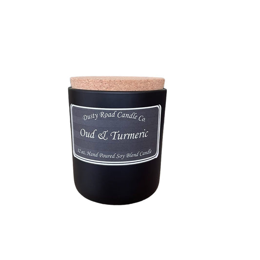 Oud & Turmeric 12 oz. Candle - Dusty Road Candle Co LLC