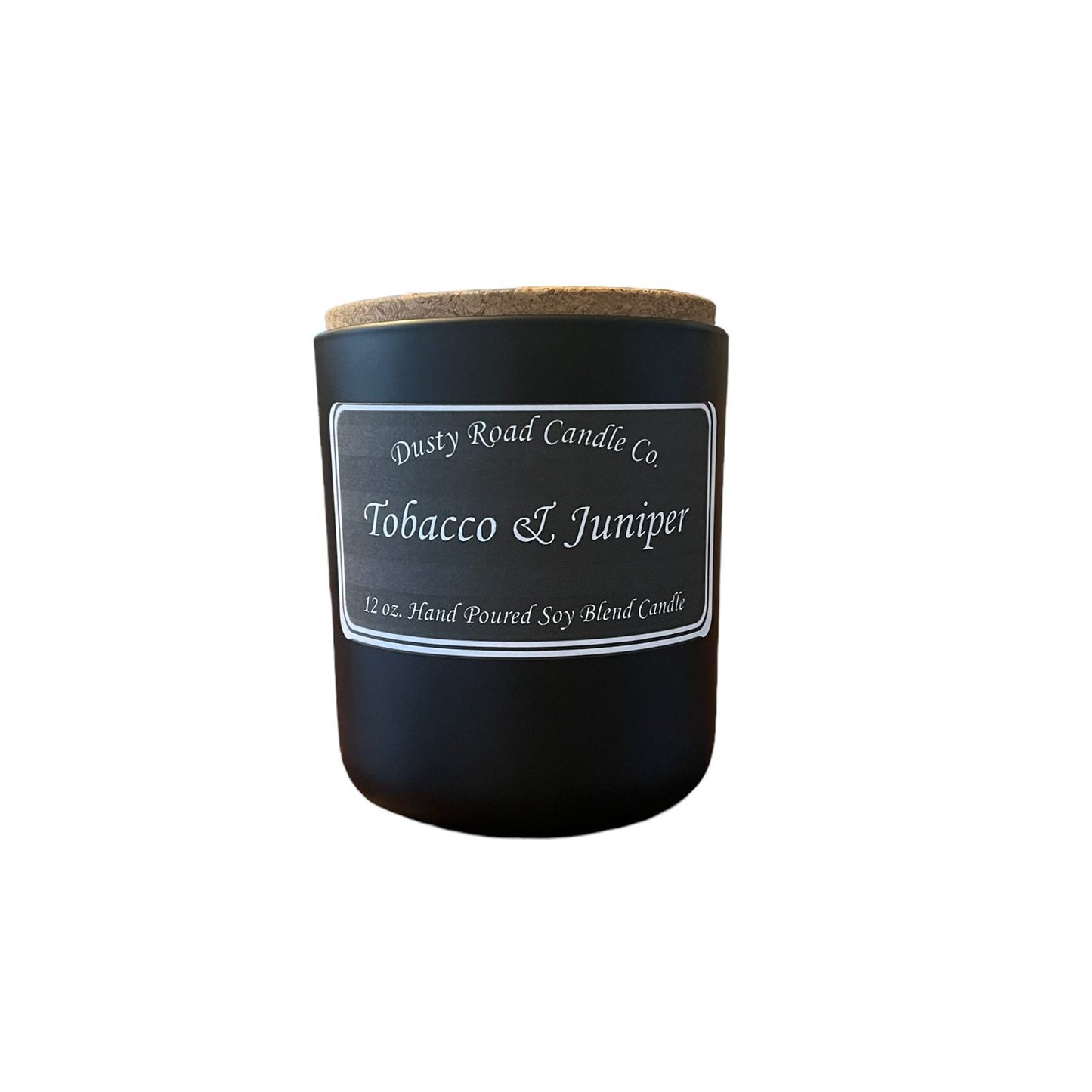 Tobacco & Juniper 12 oz. Candle - Dusty Road Candle Co LLC